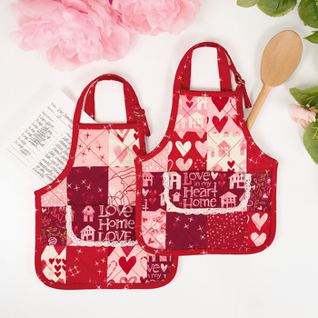 Apron Hot Pads Kit - Makes 2 - Darling Peony