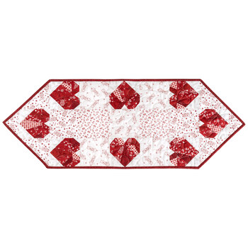 Foundation Paper Piecing Hearts Table Runner Kit