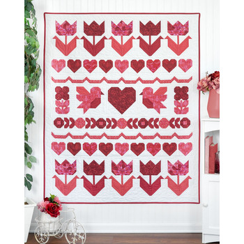Sweet Sentiment Quilt Kit - Heart Nouveau
