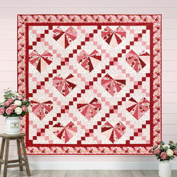 Foundation Paper Piecing Heart & Lattice Quilt Kit - Sew In Love 