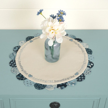 Scalloped Table Topper Kit - Sacre Bleu - Something Blue
