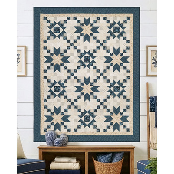 Chain of Stars Quilt Kit - Sacre Bleu