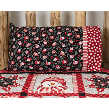 Magic Pillowcase Kit - Snow Crew Flannel - Standard Size