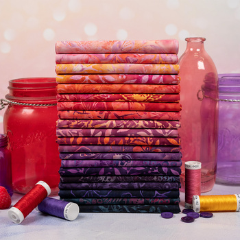 Berry Crush by Jerry Khiev for Island Batik