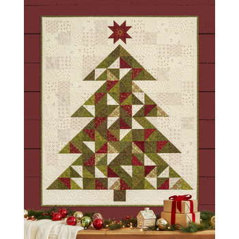 Christmas Tree Quilt kit - Baubles and Balsam