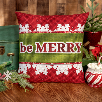 Wrapped with Words Pillow Wrap Kit - Be Merry