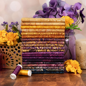 Geode Glow by Kathy Engle for Island Batik