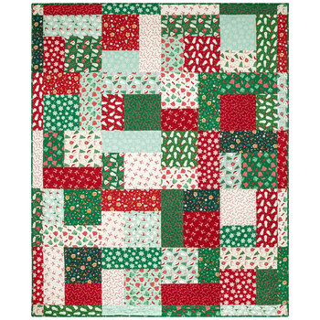 Turning Twenty Quilt Kit - Christmas Flannel