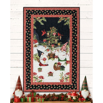 Merry Gnome-ments Panel Quilt Kit