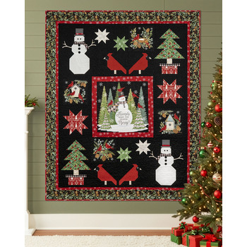Winter Nights in the Forest Quilt kit