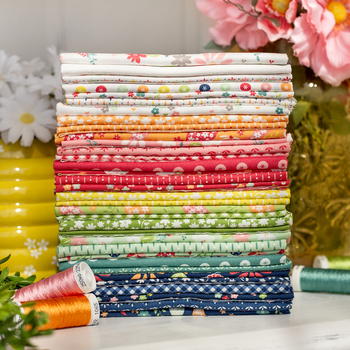 Raspberry Summer Quilting Fabrics & Precuts - Moda Fabrics