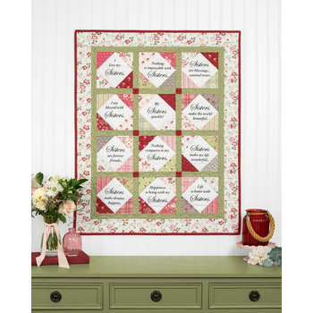 Forever Sisters Charm Quilt Kit - A Very Sweet Christmas