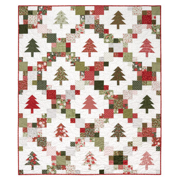 Evergreen Quilt Kit - berry & Pine