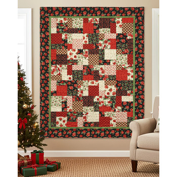 Easy as ABC and 123 Quilt Kit - Cardinal Celebration