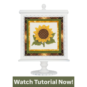 Learn to Cross Stitch - Sunflower