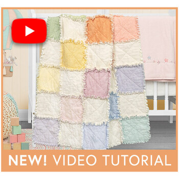 How To Make A Rag Quilt With The Batting Buddy - Tutorial