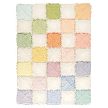 Layer Cake Rag Quilt Kit - Little Lambies 