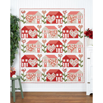 Love Blooms at Home Quilt Kit 