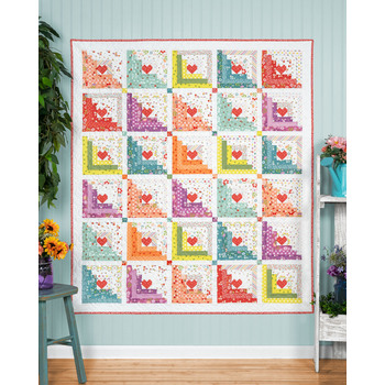 Hearts At Home II Quilt Kit - Laguna Sunrise