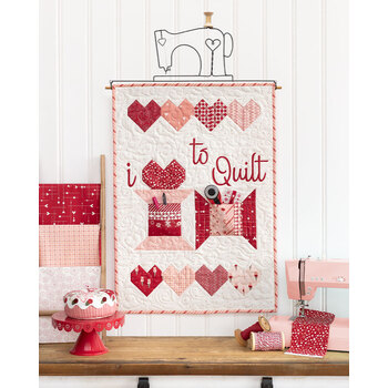 I love to Quilt Wall Hanging Kit