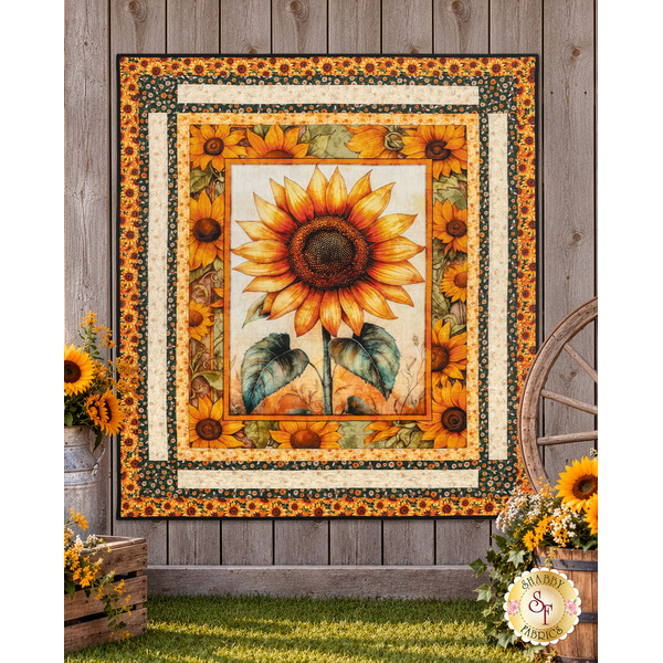 link to Sunflower Serenade Panel Quilt Kit