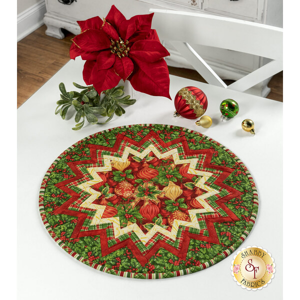 link to Point of View Folded Star Table Topper Kit - Deck the Halls