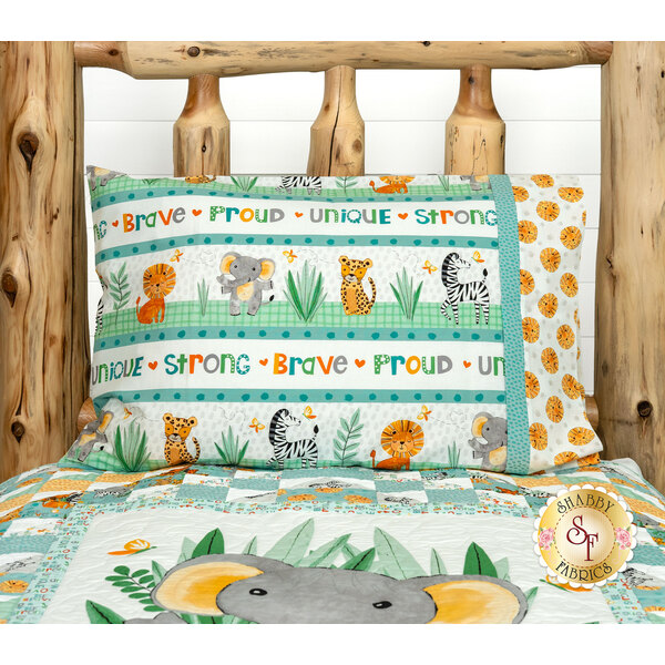 link to Magic Pillowcase Kit - Safari Snuggles - Standard Size 