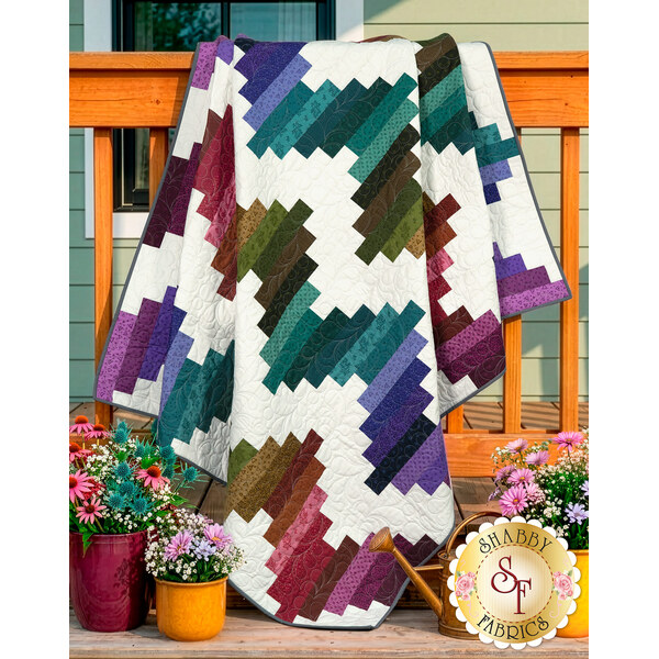 link to Ridiculously Easy Jelly Roll Quilt Kit - Moody Hues
