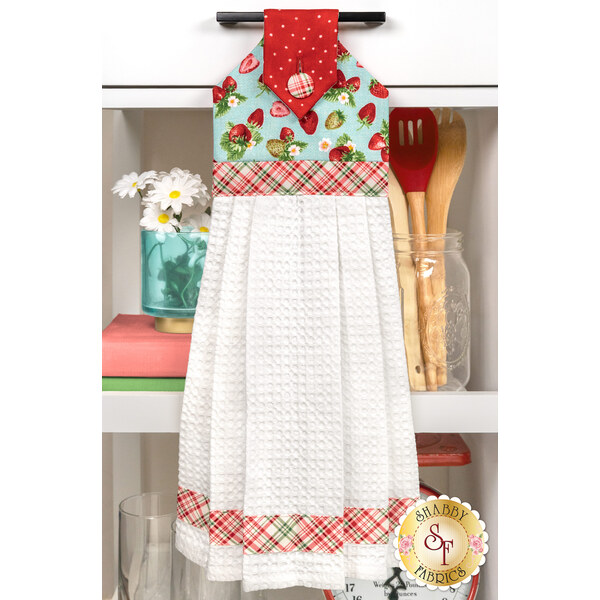 link to Hanging Towel Precut Kit - Berry Besties - Aqua