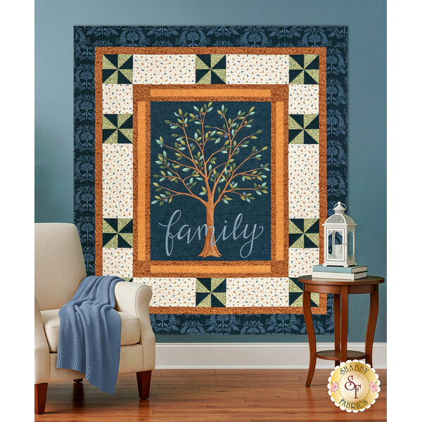 link to Family Tree Patchwork Panel Quilt Kit