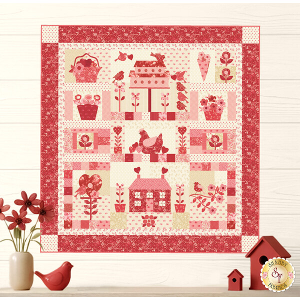 link to Petals and Polka Dots Quilt Kit - RESERVE