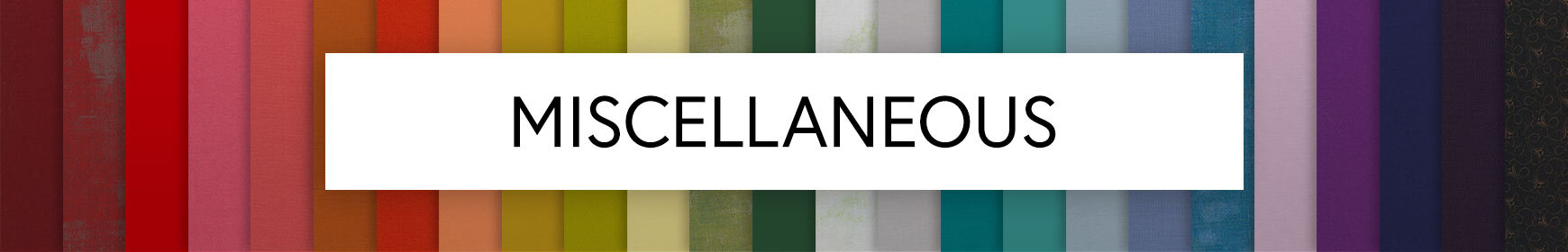 header image for Misc Fabrics