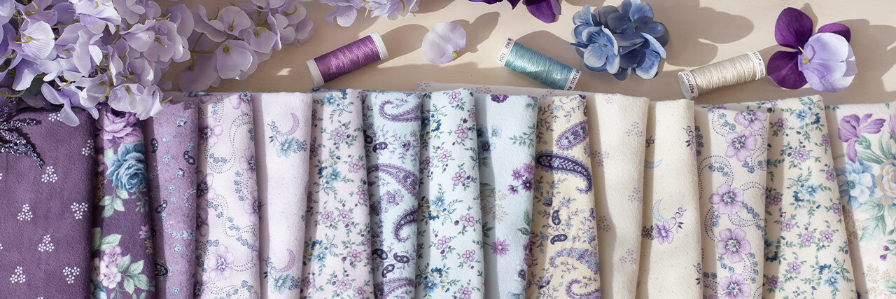 header image for Twilight Garden Flannel