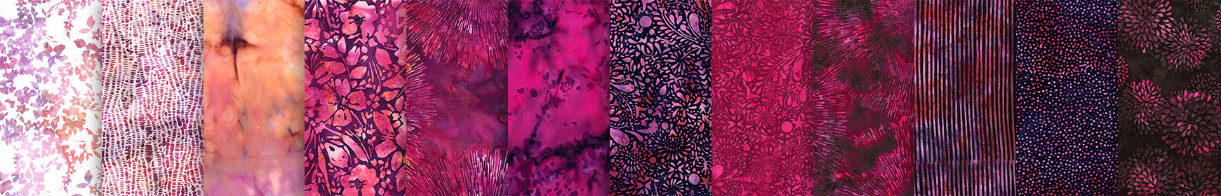 header image for Bali Batiks - Raspberry Swirl