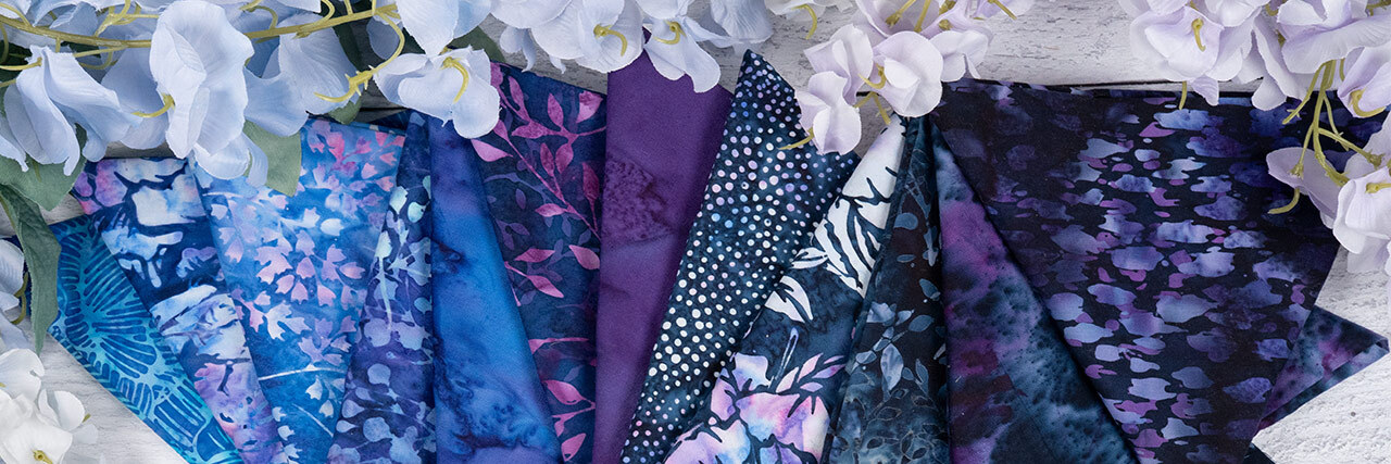 header image for Bali Batiks - Wisteria Blooms