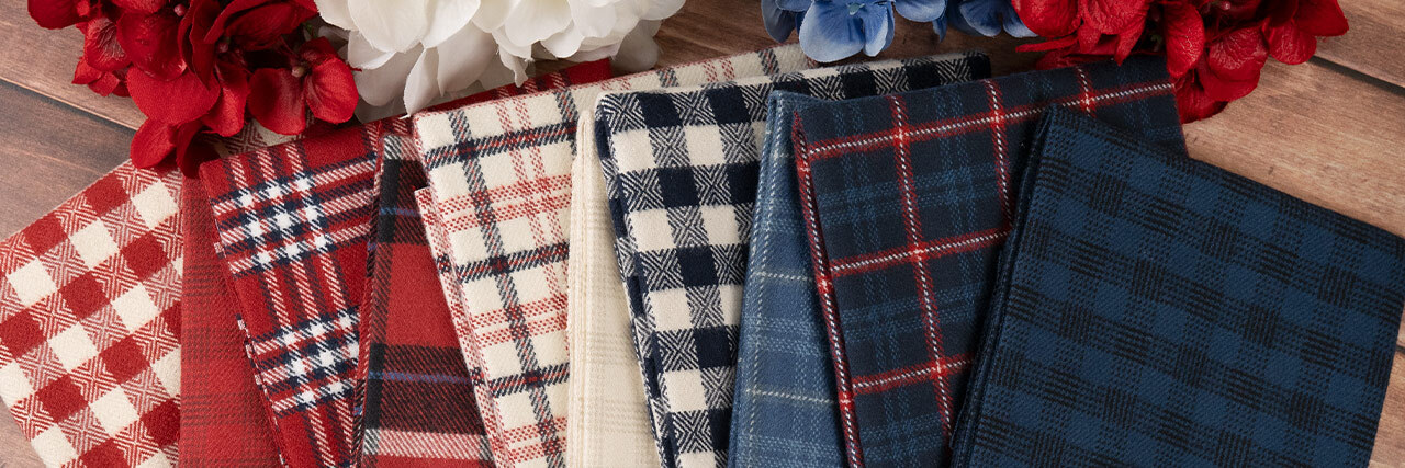 header image for Primo Plaids Flannel: Americana