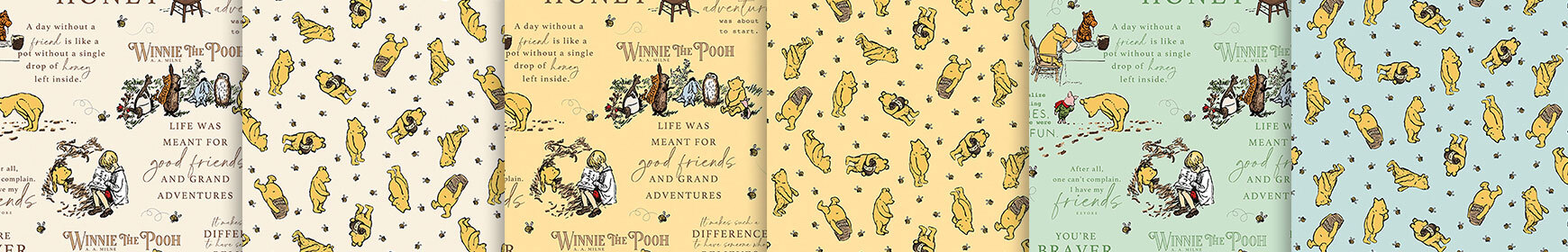 header image for Winnie the Pooh Flannel
