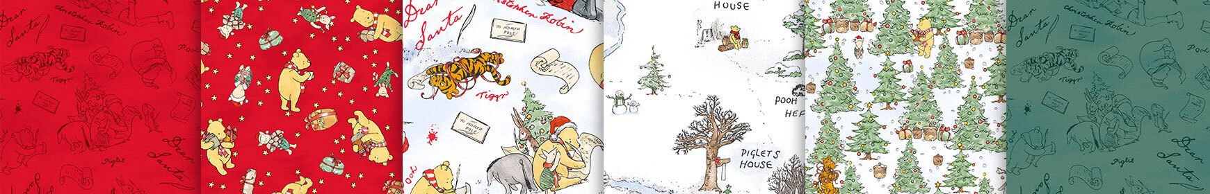 header image for Christmas at Pooh Corner Minky