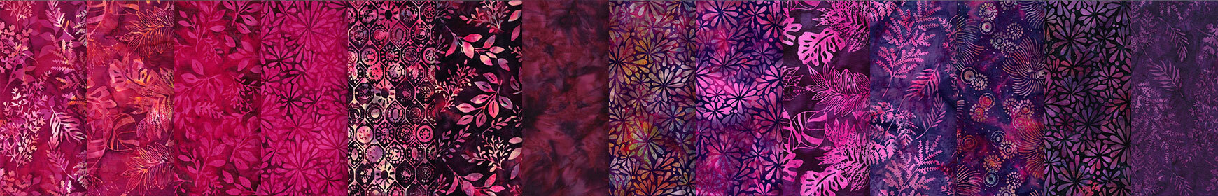 header image for Bali Batiks - Fuchsia Bloom