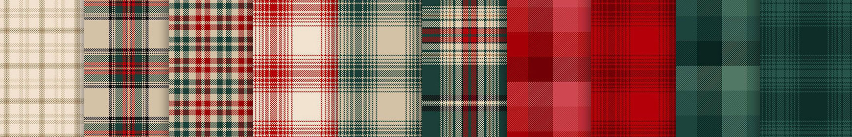 header image for Primo Plaids Flannel Pine & Berries