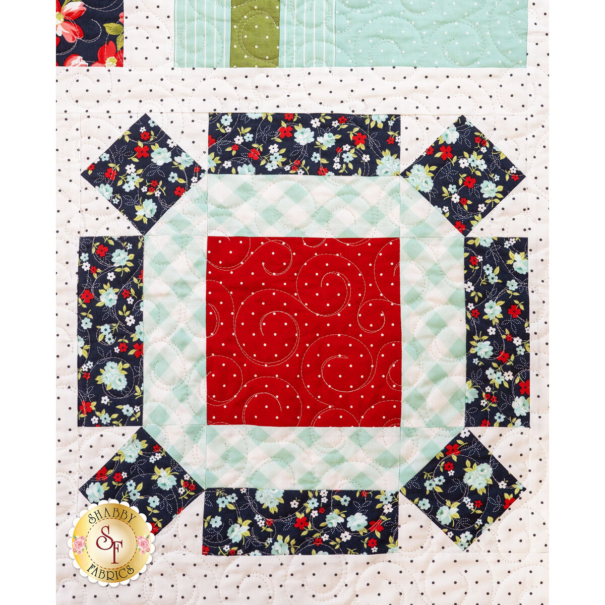 Sunday Stroll Quilt Kit KIT55220 designed by Camille, using Sunday Stroll fabrics by store Bonnie & Camille for Moda