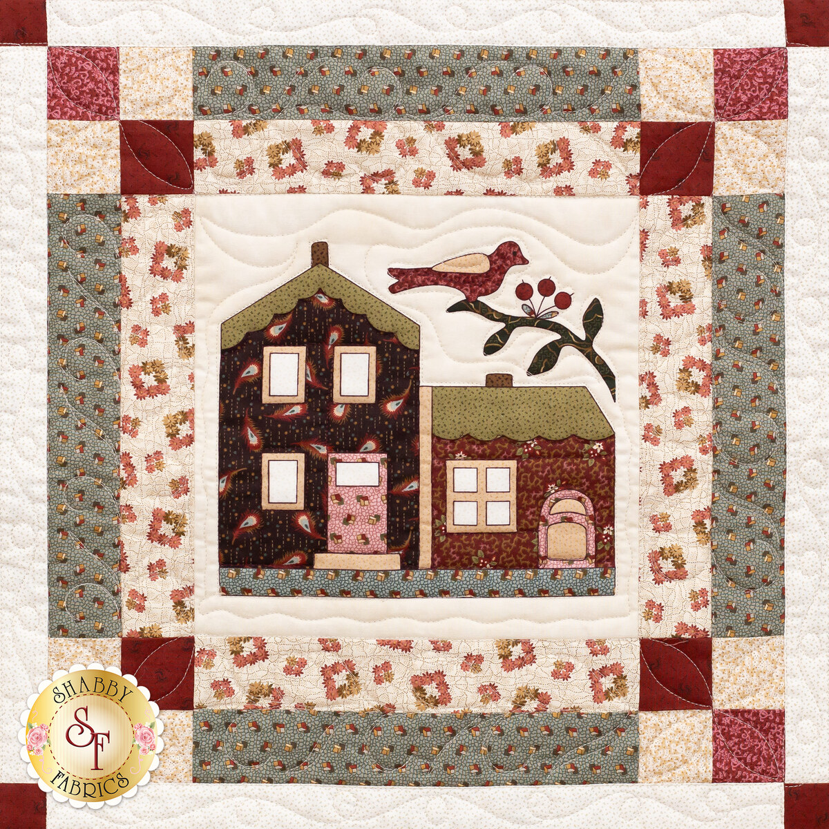 Fanfare Quilt Kit featuring O hot Tannenbaum designed by QT Fabrics