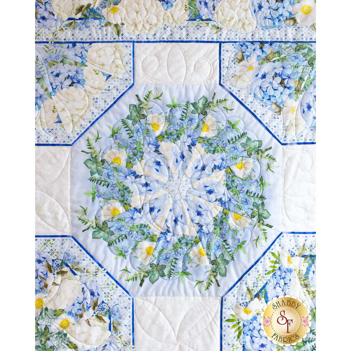 Kit to make a Patricia One fabric kaleidoscope quilt by Jason Yenter hotsell for In the Beginning. This is a gorgeous pastel floral project.