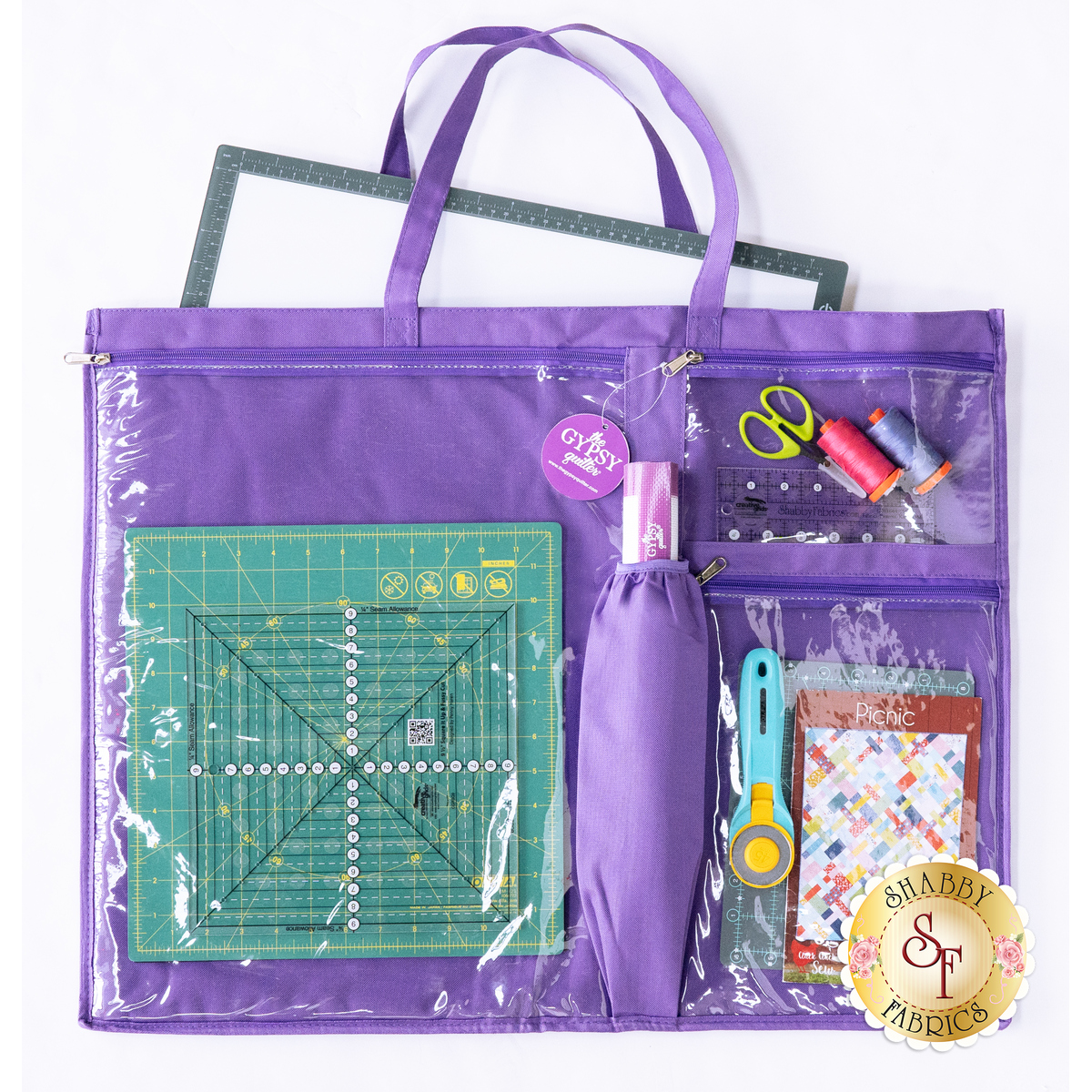 ToteOlogy - Purple by The Gypsy Quilter | Shabby Fabrics ToteOlogy - Purple by The Gypsy Quilter | Shabby Fabrics
