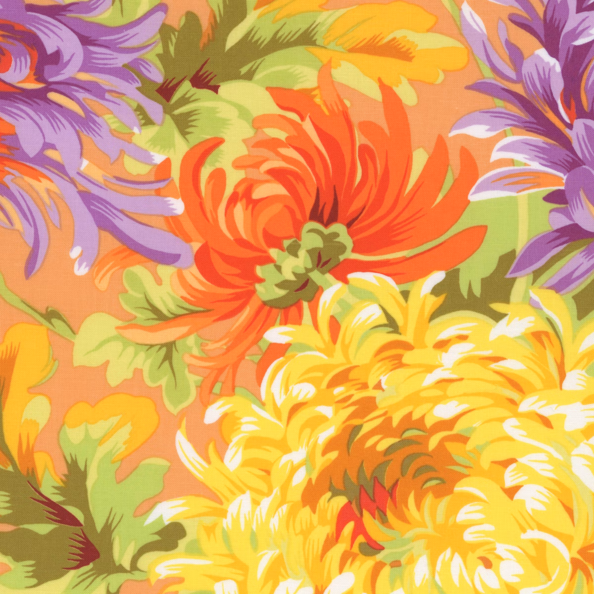Kaffe Fassett Collective Classics Plus PWPJ072.YELLO Shaggy - Yellow by FreeSpirit Fabrics preload zoom image