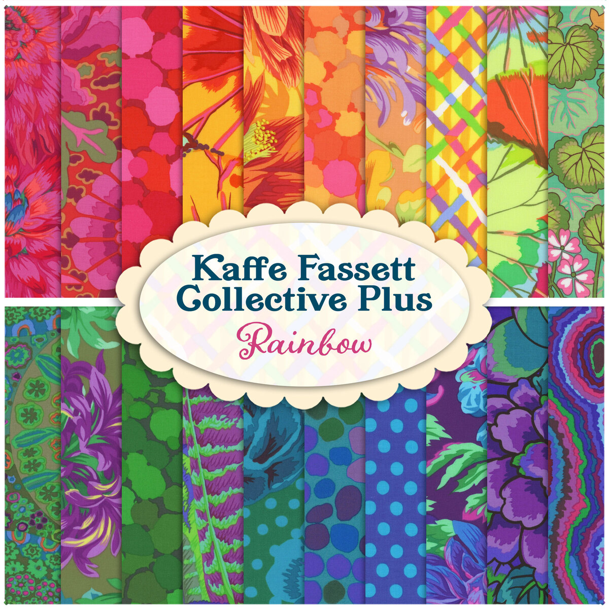 Kaffe Fassett Classics - Prism 20 Piece Fat Quarter outlet Bundle 100% Cotton for Free Spirit