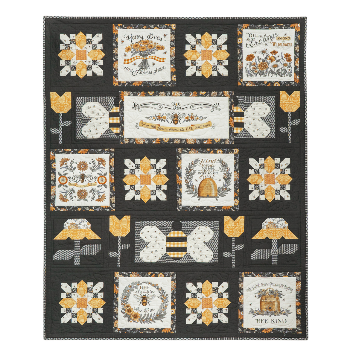 Honey To The Soul Quilt Kit - Honey & Lavender | Shabby Fabrics