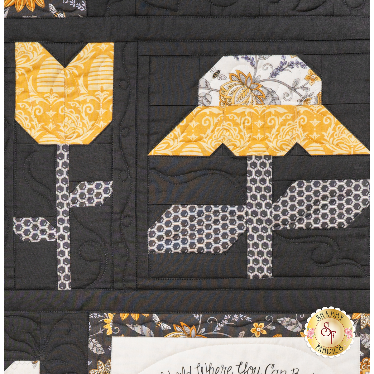 Honey To The Soul Quilt Kit - Honey & Lavender | Shabby Fabrics