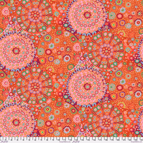 Kaffe Fassett Collective Classics Plus GP92.TOMAT Millefiore - Tomato by FreeSpirit Fabrics preload zoom image
