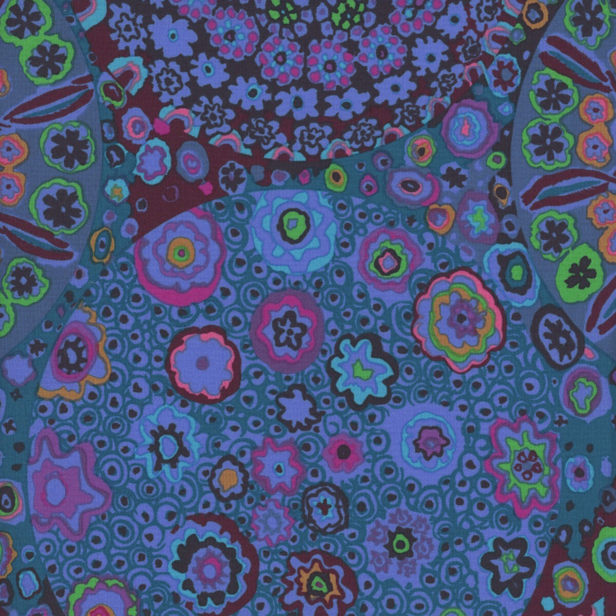 Kaffe Fassett Collective Classics Plus GP92.BLUE Millefiore - Blue